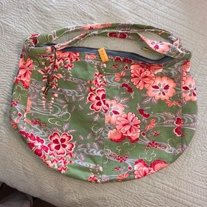 Lucky Brand Floral Canvas Boho Tote